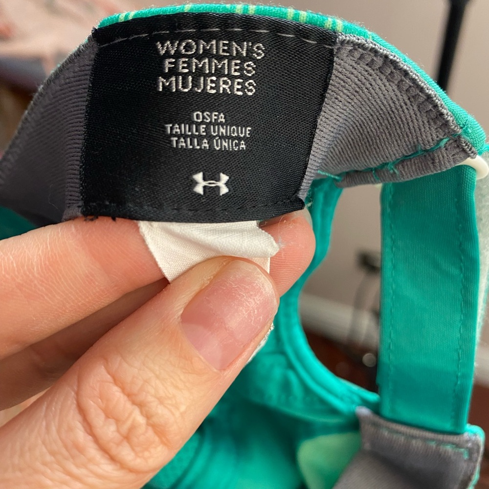 Under Armour Teal and Gray Cap - Picture 3 of 3